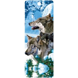 Obrázek z Záložka 3D 15,5x5,7cm - vlci (25) 